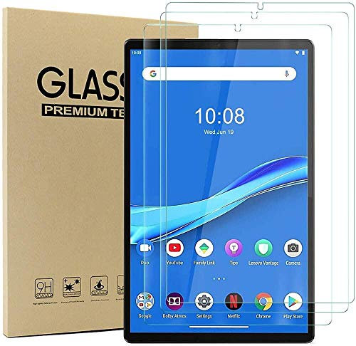 Brifu Lot de 3 films protecteurs d'écran pour tablette Lenovo Tab M10 Plus FHD 10,3 TB-X606F TB-X606X, film de protection d'écran émaillé, dureté 9H, anti-olie, anti-bellen, ronde 2,5D
