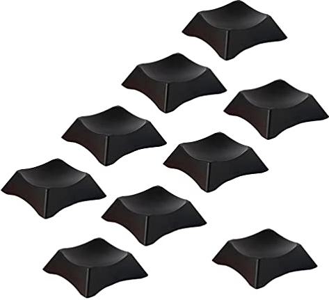 9 Pezzi Supporto Per Pallone Memorabilia, Espositore Per Basket, Calcio, Pallavolo, Softball, Bowling, Nero, 7.2 X 2.7 Cm, Plastica Impermeabile E Robusta