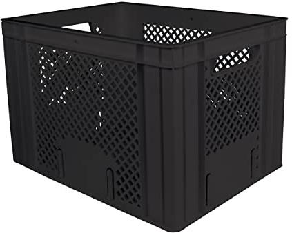 fietskrat 31.2 liter 40 x 30 cm zwart