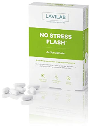 No Stress Flash : Anti stress Effet Immédiat, Calmant, Crises d'Angoisse, Pics de Stress, Trac, Peurs