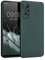 kwmobile Case kompatibel mit Xiaomi Redmi Note 11 Pro / 11 Pro (5G) / 12 Pro (4G) Hülle - Schutzhülle aus Silikon metallisch schimmernd - Handyhülle Metallic Petrol
