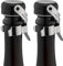 WOTOR Bouchon Champagne et bouchon bouteille vin Acier Inoxydable Bouchon Bouteille Champagne réutilisable bouchon vin avec silicone Résistant aux fuites Restez frais Paquet de 2 (Argent)