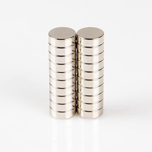 Magna-C® 20 Stück Starke Neodym Magnete | 15 x 5mm | haftstarke Scheibenmagnete für Whiteboard, Magnettafel, Magnetstreifen, Kühlschrank, Magnetboards