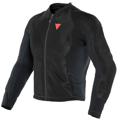 Dainese Pro-Armor Safety Jacket 2.0, Veste Moto Perforée Avec Protections, Noir/Noir, S
