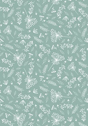 MarpaJansen Motivkarton Traumwiese einseitig bedruckt Rückseite farbig 50x70 cm Papier ganzjährig geeignet Bastelkarton Scrapbooking Dekorpapier Bastelpapier