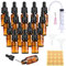 Nuts OT nuts Pipette Bottle 10 ml Pack of 18 Dropper with Small Brown Glass Spray 5 Tools for Essential Oils Fragrances Pharmacist