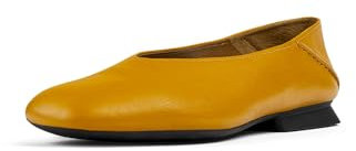 Camper Women's Casi Myra Ballet Flat, Medium Orange 027, 2 UK