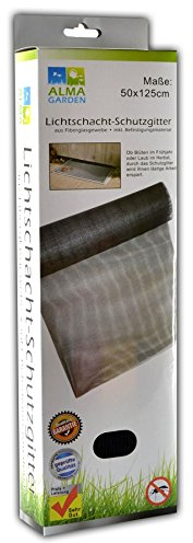 Laub und Insektenschutz für Lichtschacht Kellerschachtabdeckung Schutzgitter Lichtschachtabdeckung aus Fiberglasgewebe