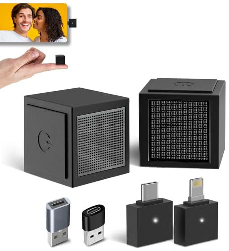 MOBLOO Micrófono Lavalier inalámbrico para iPhone, iPad, Android, mini micrófono de solapa con cancelación de ruido, audio de alta fidelidad para grabación de video, transmisión en vivo, YouTube,