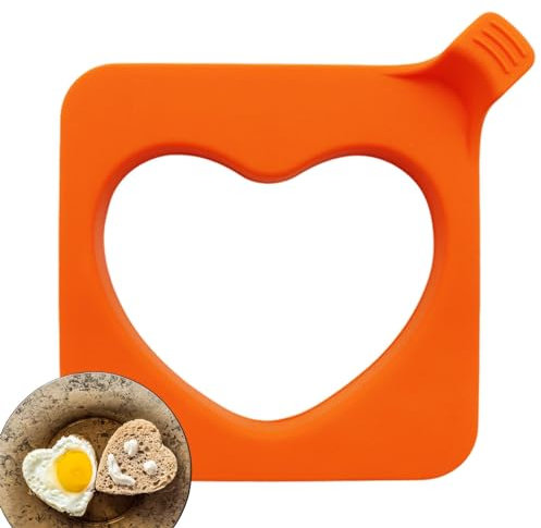 Silicone Egg Ring Tray, Heat Resistant Egg Ring Mold, Portable Egg, Food-Grade Griddle Egg Rings for Cooking, Pancake, Patties