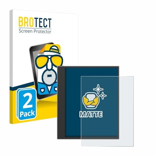 BROTECT Schutzfolie für PocketBook InkPad Eo (2024) | 2 Stück Entspiegelnder Displayschutz Made in Germany Matte Displayschutz-Folie Anti-Reflex Anti-Fingerprint Einfache Montage