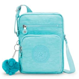 Kipling Damen Gunne Crossbody Bag, Deepest Aqua, 6.25''L x 8.75''H x 2.25''D
