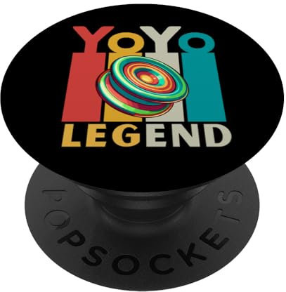 Jojo Spieler Spielzeug | Vintage Yoyo Legend PopSockets mit austauschbarem PopGrip