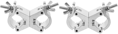 VICASKY 2 Stück Lichtschnalle Doppelklemme Bühnenlicht Zubehör Licht Truss Pole Klemme Lichtklemmen Traversen Lichthaken Traversen Dj Licht Camp Dj Licht Clip Lampe Zubehör