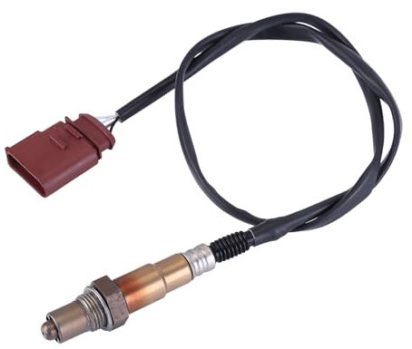 Slakerbe Lambdasonde, 06A906262AH 4-polig Sauerstoffsensor Sauerstoff Sonde Kabel: 700 mm kompatibel mit SE*AT C*ordoba I*biza L*eon To*ledo SK*ODA F*abia O*ctavia V*W B*ora G*olf N*ew B*eetle