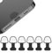 Youery 6 Stück Staubschutz für iPhone 14/13/12/11, Handy Staubstecker, Handy Ladebuchse Schutz, Staubschutz Lightning, Vermeiden Sie Verlust und Staub, fur iPhone Zubehör, Schwarz