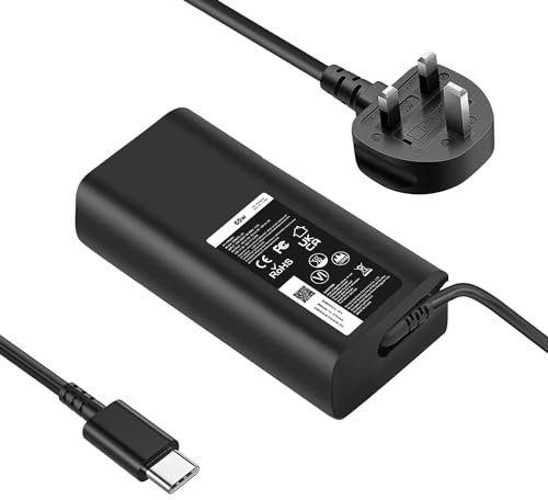 65W New Slim HP USB C Laptop Charger Replacement for HP Chromebook X360, Envy X360, Elitebook X360, Spectre X360,Elitebook/Chromebook/Elite x2/Envy/ProBook Travel Type C Power Cord Supply