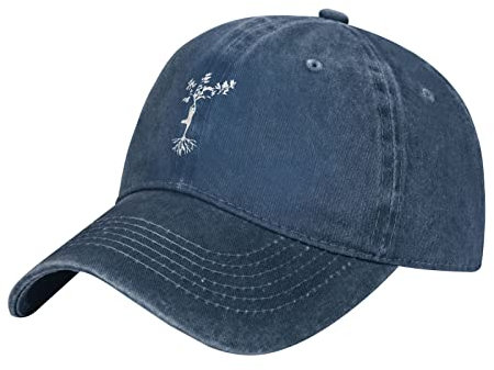 Baseball Cap Meditation Yoga Baum Schwarz Golf Caps Verstellbare Baseballkappe Waschbare Baseballmütze Für Außenbereich Reisen Running