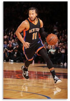 ADMLIE Jalen Brunson Klassisches Moves Poster, Leinwand, Wandkunst, Bilddrucke, hängende Foto-Idee, Dekoration, Heimkunstwerke, 30 x 45 cm