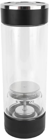Botella Infusora de té de Vidrio, Doble Pared Aislada, Botella de Viaje a Prueba de Fugas con 2 Tapas, Combinación Flexible para una Experiencia de té Personalizada, Portátil de