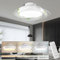 CELAVY 66W Bladeless Ceiling Fan with Lights and Remote Control, 45CM Silent Ceiling Fans with Lamps for Bedroom Living Room, LED Modern Quiet Dimmable Fan Lights Ceiling Flush Mount, White