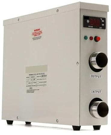 KAKAK 11KW Electric Digital Water Heater Thermostat For Swimming Pool SPA Hot Tub Bath Water Heating With High Heating Efficiency(11KW)