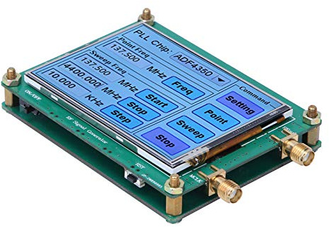 ERYUE Generador de Señal de Frecuencia Barrido RF, Pantalla Completamente Táctil ADF4351/ADF4350 para Infraestructura Inalámbrica y Equipos Prueba (ADF4350)