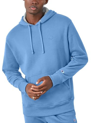 Champion Men's powerblend Hoody, Swiss Blue, M UK