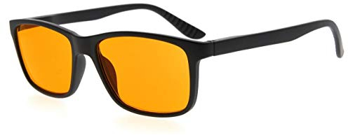 Eyekepper Computer-Lesebrille mit mehr als 97% Anti Blaulicht Gläser (Matt schwarz, 0.50)