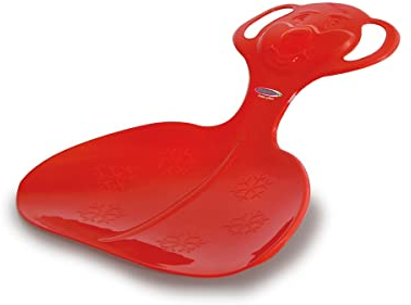 Snow Play Schneeflitzer Bär - Haltegriffe am Pfannenkopf, langlebiger/Flexibler Kunststoffkörper, Bärform am Griff, Leichtgewicht mit nur 160 g