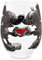 Silver Buffalo Disney Mickey et Minnie Verre à vin sans Pied Classique en Forme de cœur pailleté 590 ML
