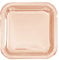 Unique UK 53454 Rose Gold Square Dessert Plates-7 | Foil Board 8 Pcs
