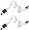 Jopto 2 Unidades de Cable de Extensión de Tarjeta Micro SD a TF de 48 cm, Adaptador de Tarjeta de Memoria, Cable Extensor Flexible