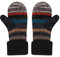 Handschuhe Damen Mädchen Fäustlinge Plüschfutter Strickhandschuhe Winddichte Fausthandschuhe Bunt Gestrickte Damenhandschuhe Warme Winterhandschuhe Handwärmer für Outdoor Sport Skifahren Radfahren