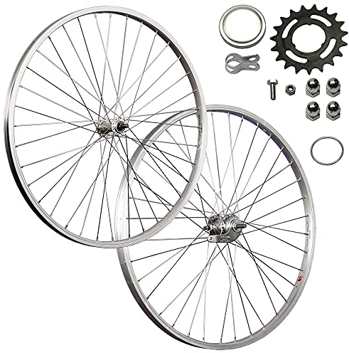 Taylor Wheels 26 Zoll Fahrrad Laufradsatz Aluminium Felge Rücktritt RBN Silber