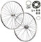 Taylor Wheels 26 pollici Bicycle Wheelset Wheelset in alluminio Rim Brake Argento