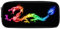 Belidome Federmäppchen mit buntem Drachen-Motiv, mit robustem Reißverschluss, tragbarer Stift-Organizer