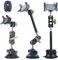 leepiya Universal Magic Arm Suction Car Phone Holder Mount for Windshield, Window, Dashboard - All Smartphones