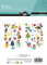 Maildor AE222C - Packung mit 20 Bogen Baby Stickers, 14,8x21cm, ideal für DIY-Projekte, 1 Pack, Weihnachten