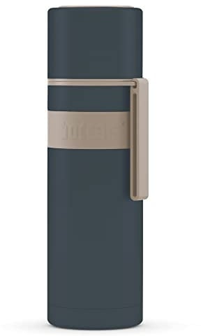 boddels Thermoskanne mit Becher 500ml - Isolierflasche aus Edelstahl, auslaufsicher, Vakuum-isoliert, doppelwandig, Thermosflasche mit Becher, BPA-frei, hält 12h warm, 360° Verschluss, Trageschlaufe