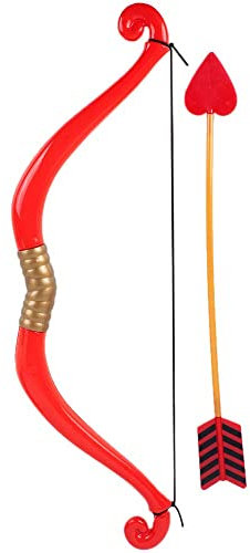 Goldschmidt Amor Pfeil & Bogen Set | Herz-Pfeil Fasching Karneval Herzchen | Kostüm Liebesgott Accessoires
