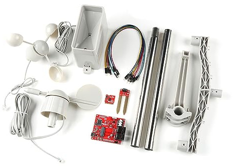 SparkFun Compatibile con Arduino IoT stazione meteo, scheda processore ESP32 MicroMod, scheda microMod Meteo, kit misuratore meteo, sensore di umidità del suolo, cavi jumper Premium 30,5 cm M/M