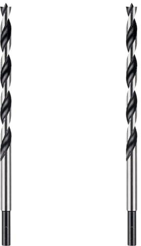 Connex COX972508 Holz-Spiralbohrer, 8 x 250 mm Chrom Vanadium (Packung mit 2)