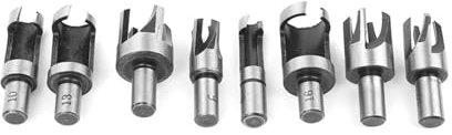 8Pcs Tapered Wood Plug Cutter Wood Plug Cutter Tapered Claw Drill Bit Claw Drill Bit Set Carpentry