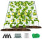 Gurken Klettergitter - Gurke Rankhilfe Set A-Rahmen Pflanzenstützgitter, Pflanzenhalter Für Gurke, 42X20CM Rankhilfen Für Kletterpflanzen Faltbares Gartengitter Tomatengitter Pflanzenstütze Für Blumen