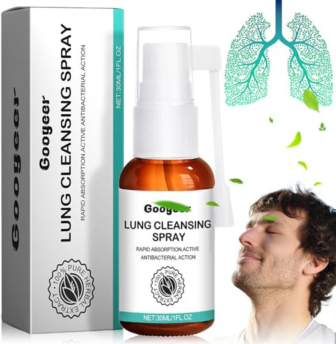 Herbal Lung Spray, Kräuterlungenreinigungs und Reparaturspray, Lungenreinigung Spray, Herbal Lung Cleansing Spray, für Den Täglichen Gebrauch Geeignet