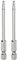 QUARKZMAN 2Pcs Embouts de Sécurité T15 Torx 1/4 Tige Hexagonale 3 Long Acier S2Pcs Embouts de Vissage en Étoile Magnétique Résistants à la Manipulation avec Trou Vis de Fixation
