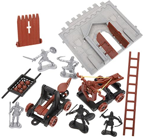 Hohopeti Château De Jeu Figurine De Soldat Soldats Petite Personne Kit De Modèle De Figurine Modèle Homme De Armée Miniature Jouet Homme De Armée Miniature