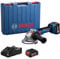 Bosch Professional 18V System Smerigliatrice angolare a batteria GWS 18V-8 diametro disco 125 mm, incl. 2x GBA 4.0Ah, caricabatteria GAL 18V-40, valigetta, Diametro del disco 125 mmv