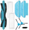 Puupaa Piezas de repuesto para Cecotec para robot aspirador Conga 3290, 3390, 3490, 3590, 3690, 3790, 3890, accesorios, 1 cepillo principal, 2 cepillos laterales, 2 paños de fregona, 2 filtros, 1